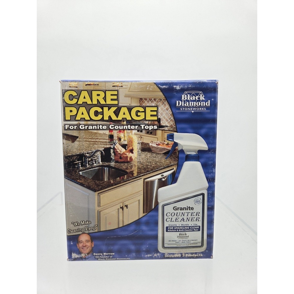 New Black Diamond Stoneworks Granite Marble Tile Cleaner 3 Bottle Set
